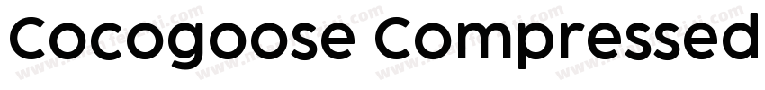 Cocogoose Compressed Semilight字体转换